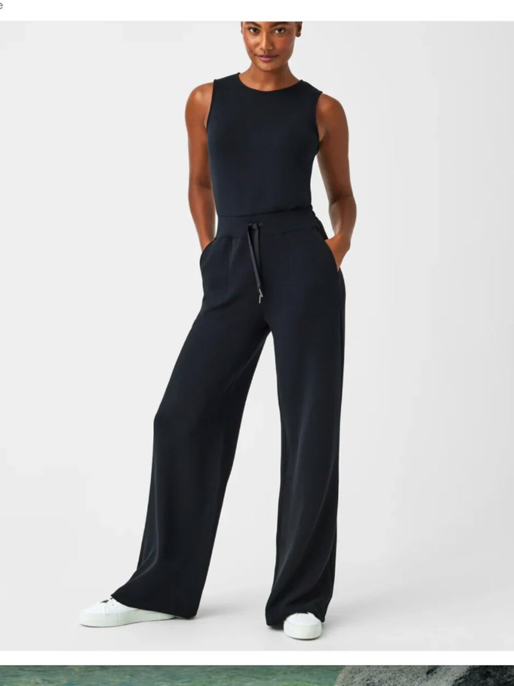 Spanx AirEssentials Jumpsuit Navy Large Tall